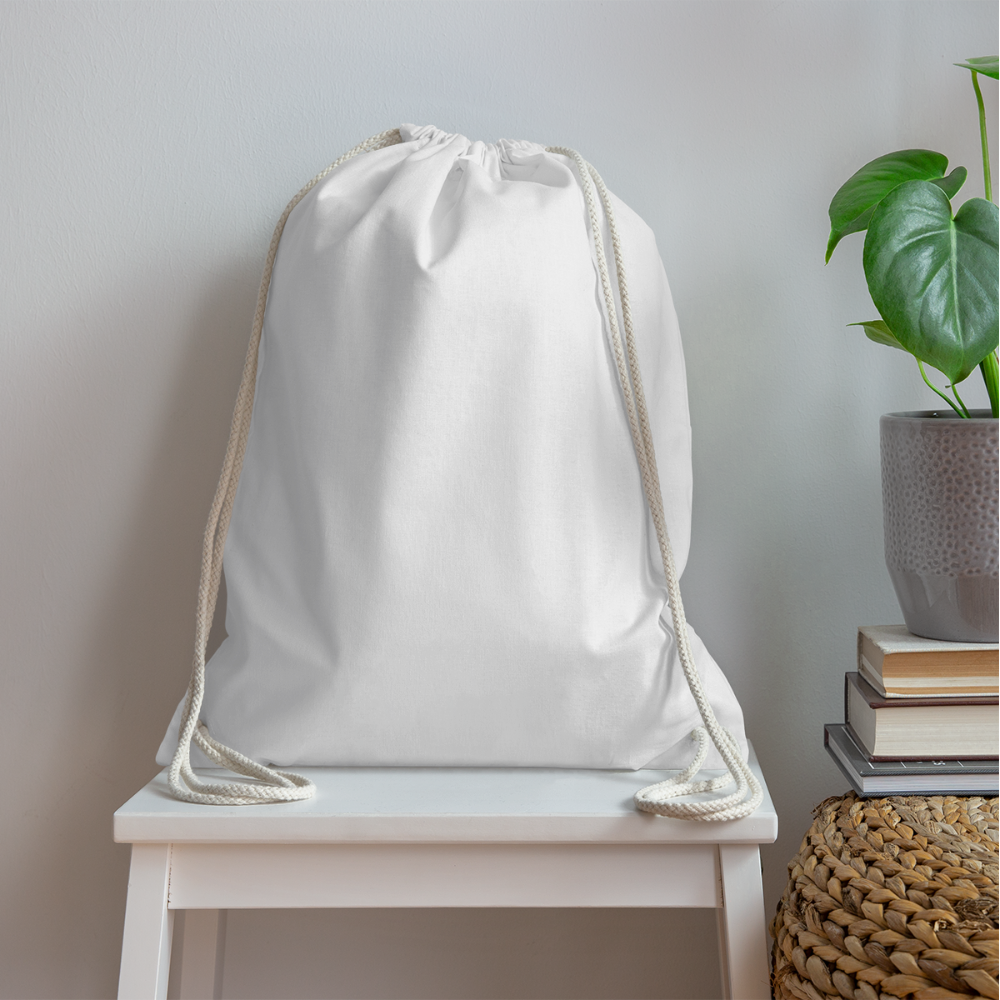 Drawstring Bag - white