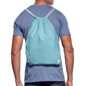 Drawstring Bag - aqua