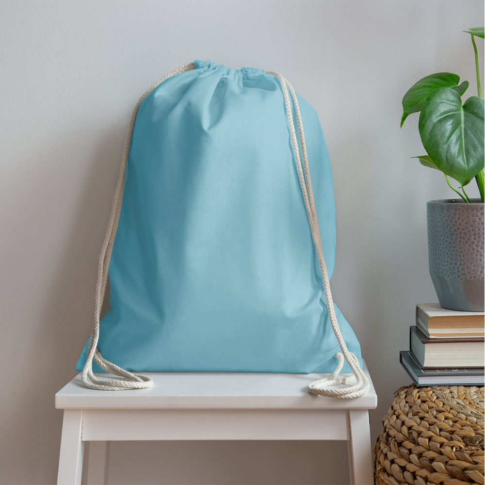 Drawstring Bag - aqua