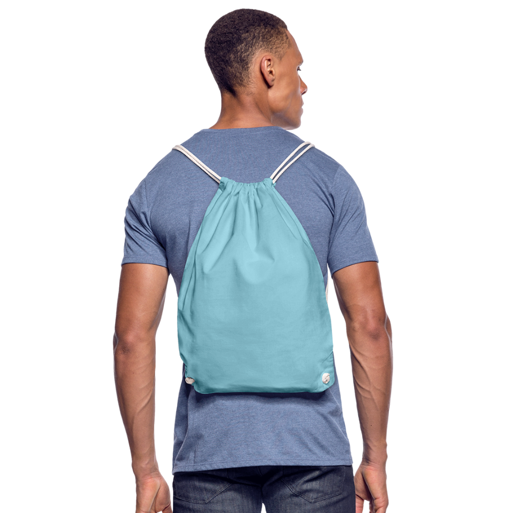 Drawstring Bag - aqua