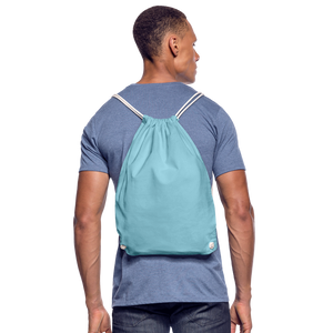 Drawstring Bag - aqua