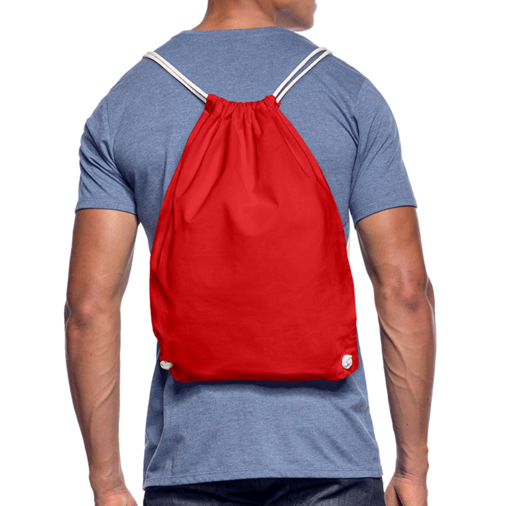 Drawstring Bag - red