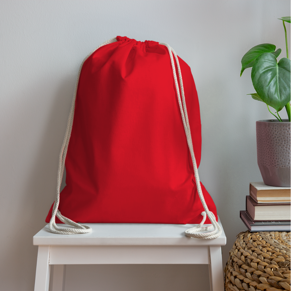 Drawstring Bag - red