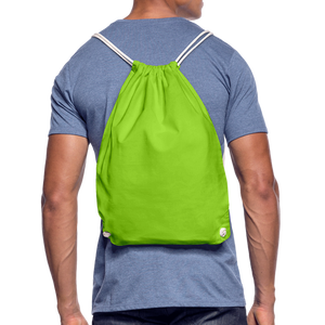 Drawstring Bag - neon green