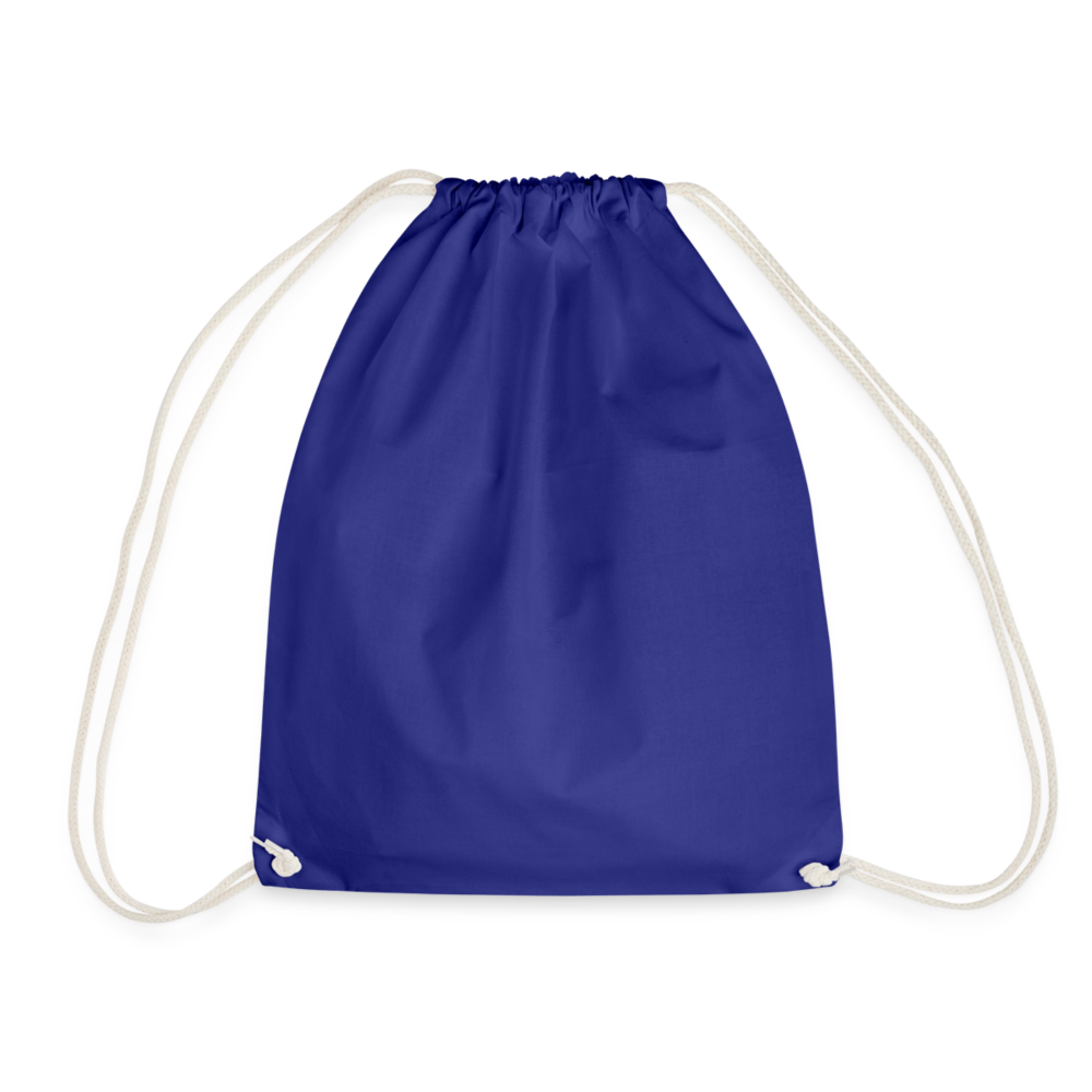 Drawstring Bag - royal blue