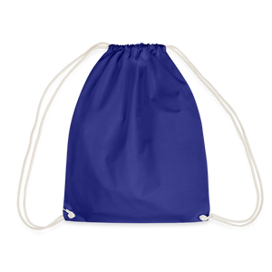 Drawstring Bag - royal blue