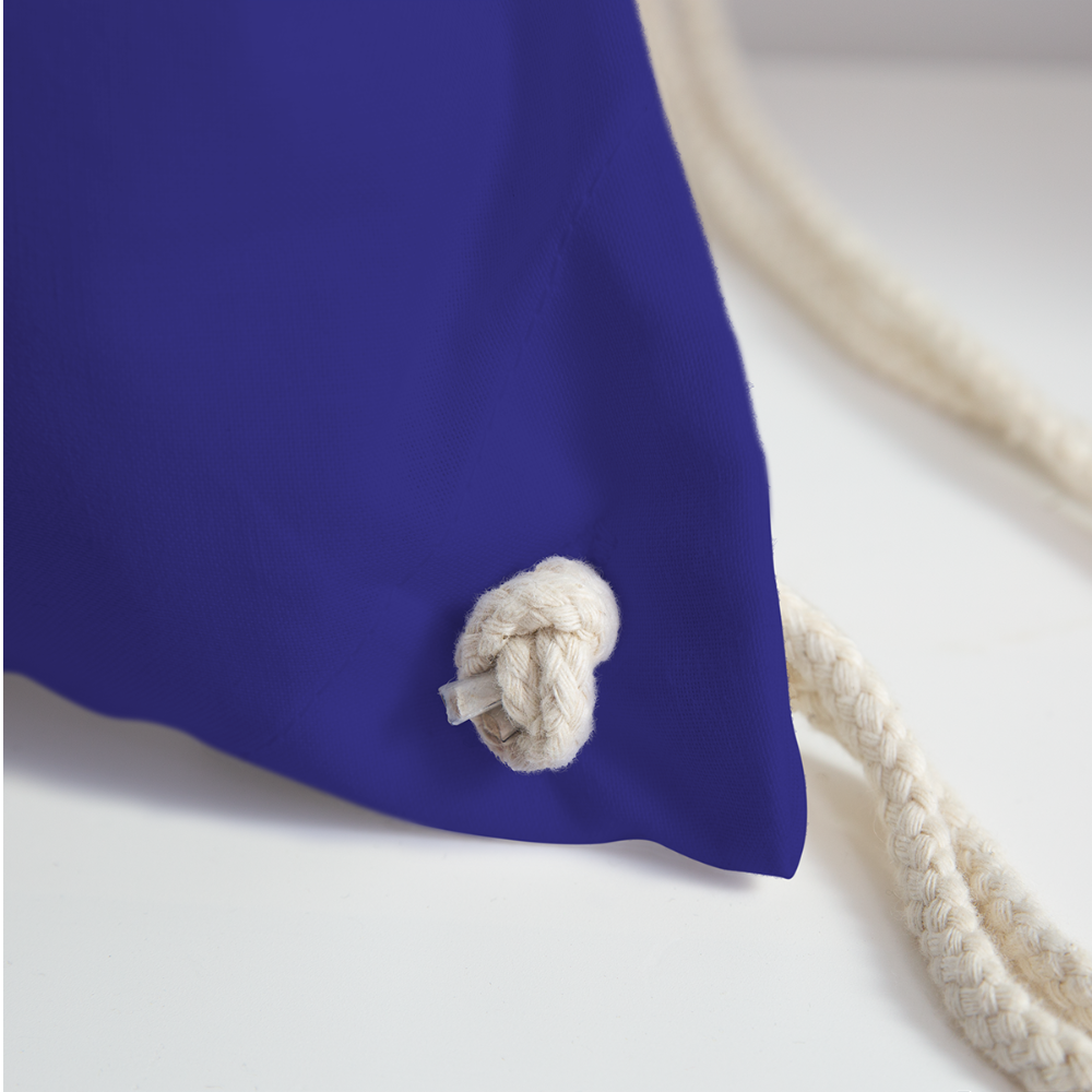 Drawstring Bag - royal blue