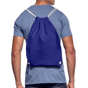 Drawstring Bag - royal blue