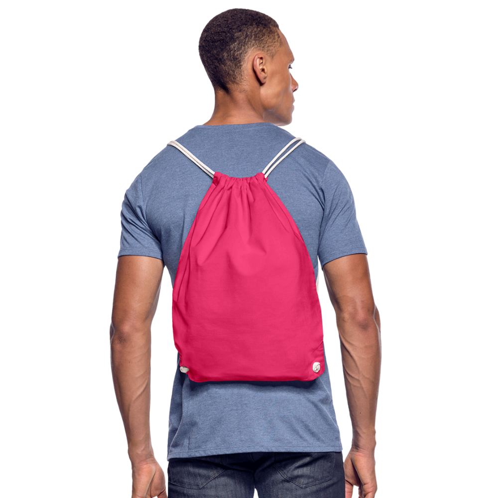 Drawstring Bag - fuchsia