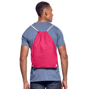 Drawstring Bag - fuchsia