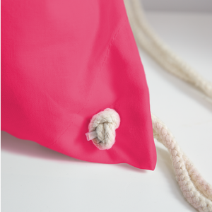 Drawstring Bag - fuchsia