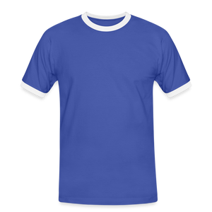 Men's Ringer Shirt - blue/white