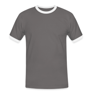 Men's Ringer Shirt - dark grey/white