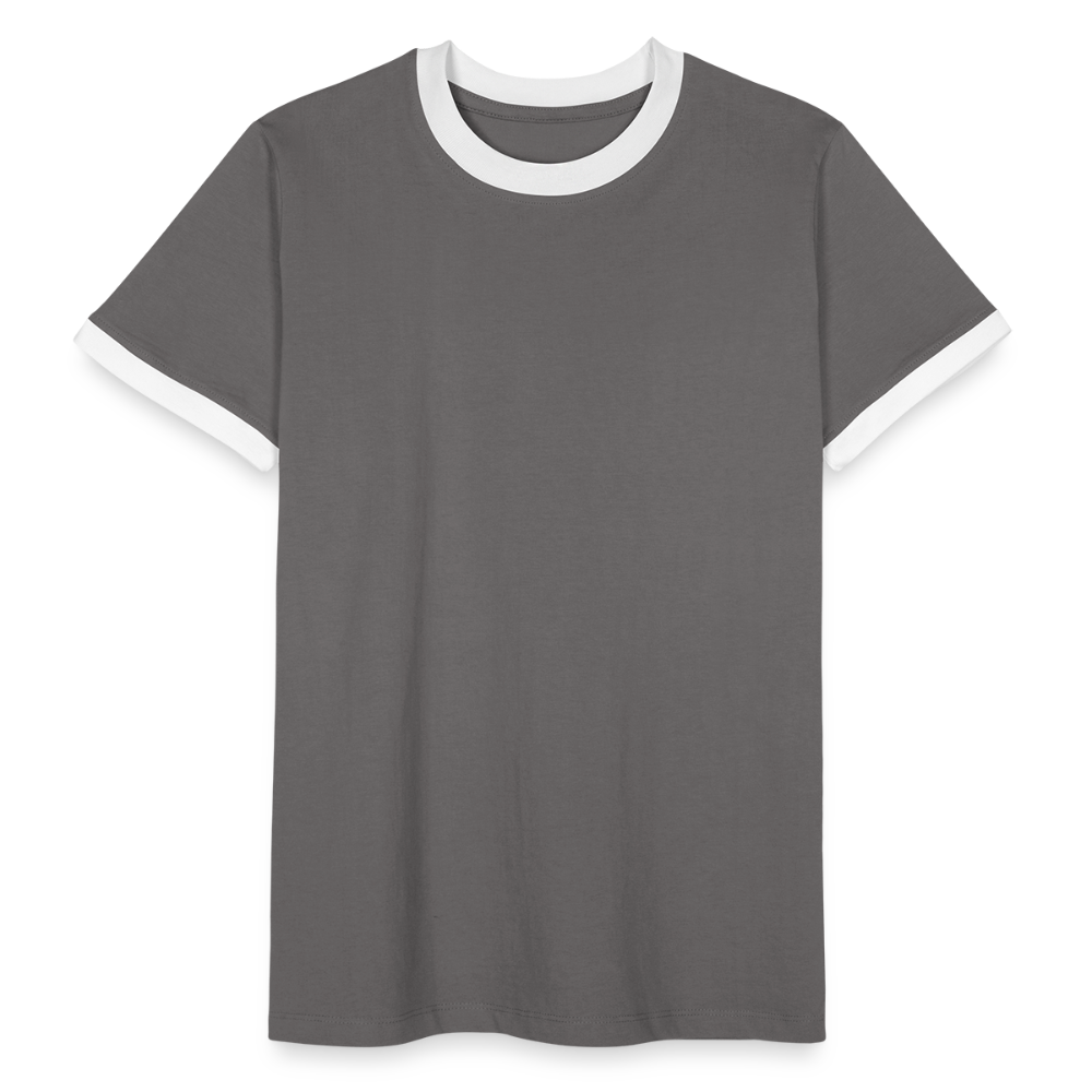 Men's Ringer Shirt - dark grey/white