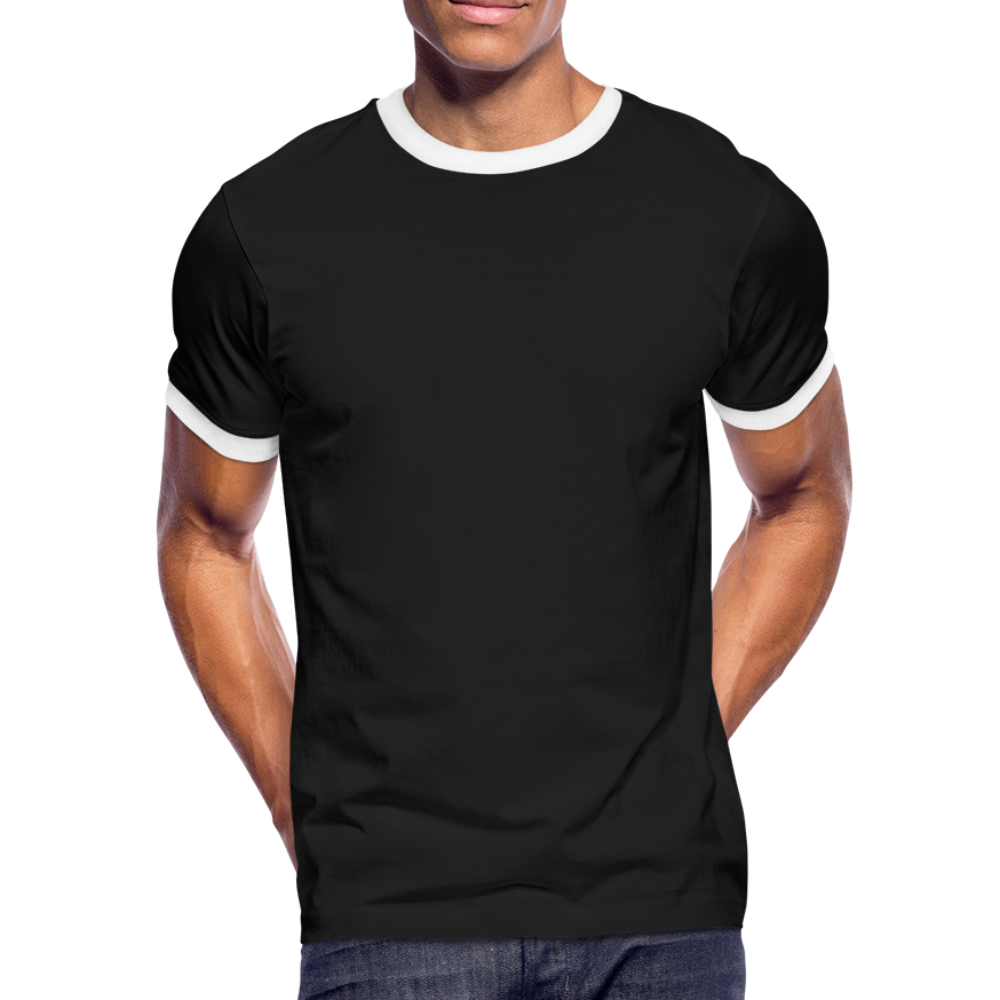 Men's Ringer Shirt - black/white