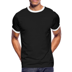 Men's Ringer Shirt - black/white