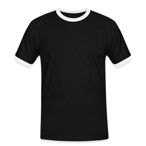 Men's Ringer Shirt - black/white