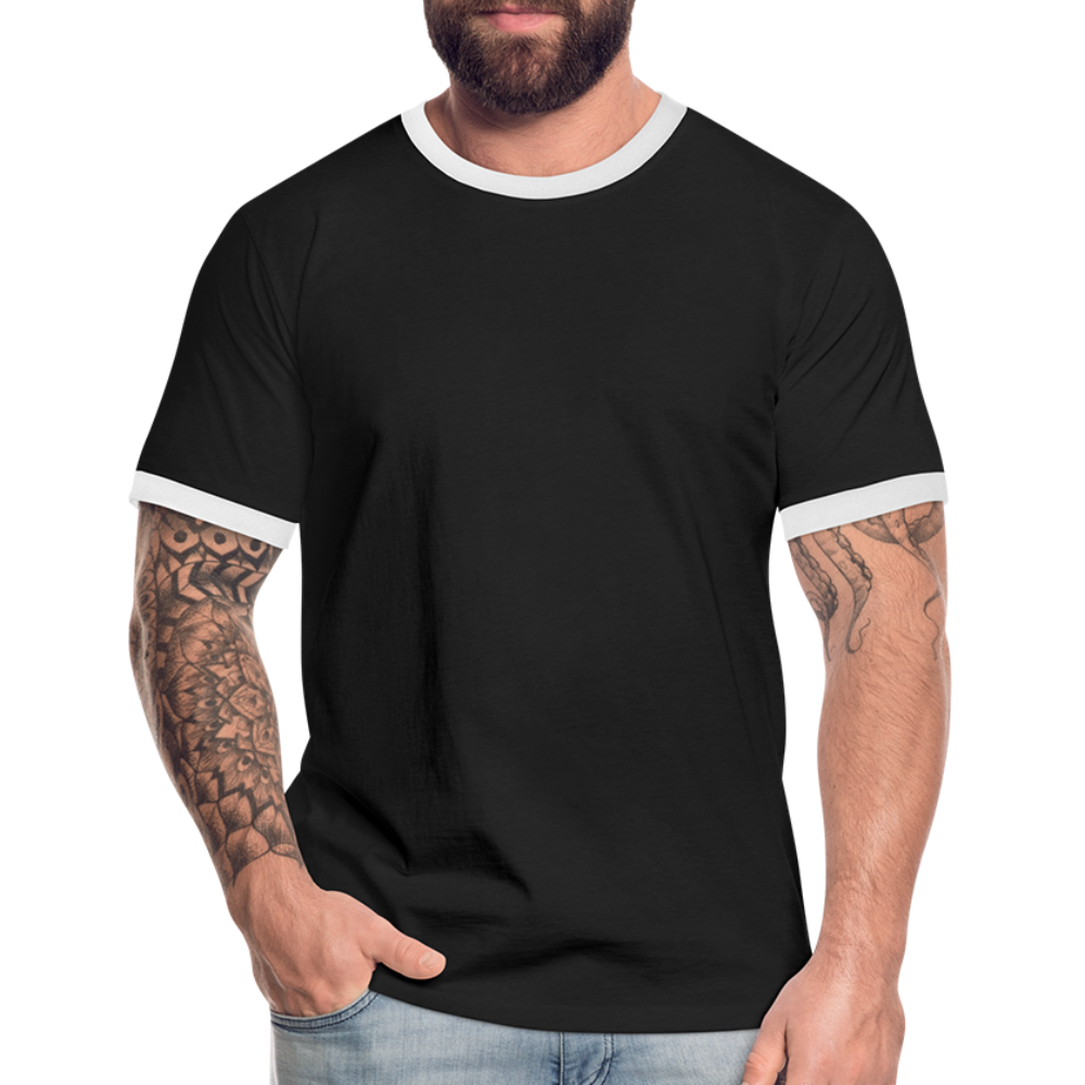 Men's Ringer Shirt - black/white