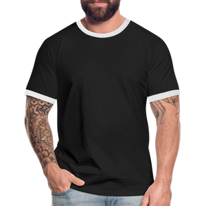 Men's Ringer Shirt - black/white