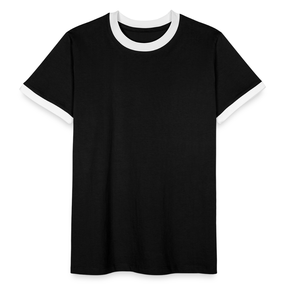 Men's Ringer Shirt - black/white