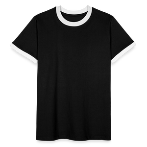 Men's Ringer Shirt - black/white