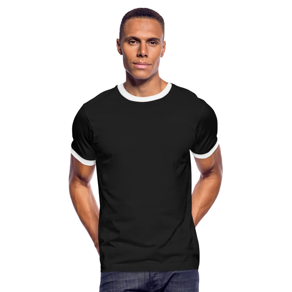 Men's Ringer Shirt - black/white