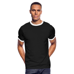 Men's Ringer Shirt - black/white