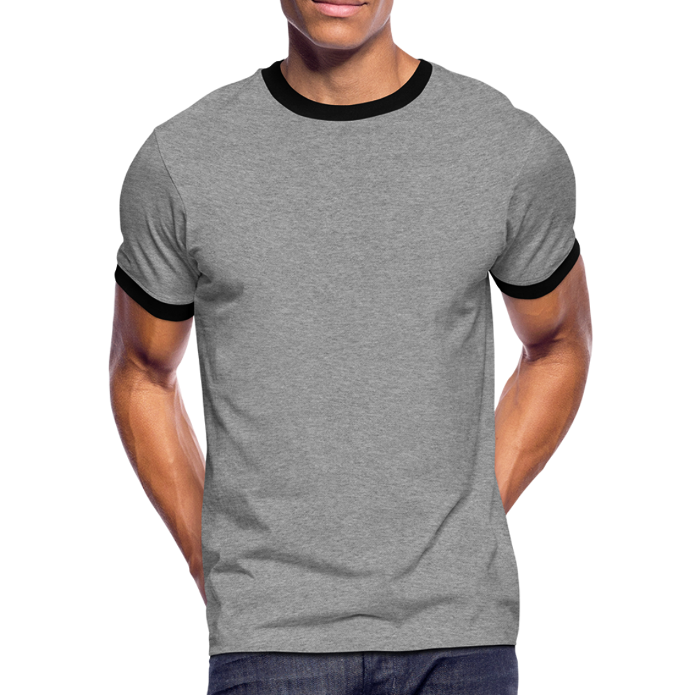 Men's Ringer Shirt - heather grey/black