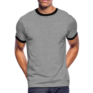 Men's Ringer Shirt - heather grey/black