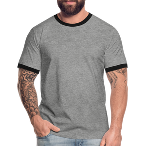 Men's Ringer Shirt - heather grey/black