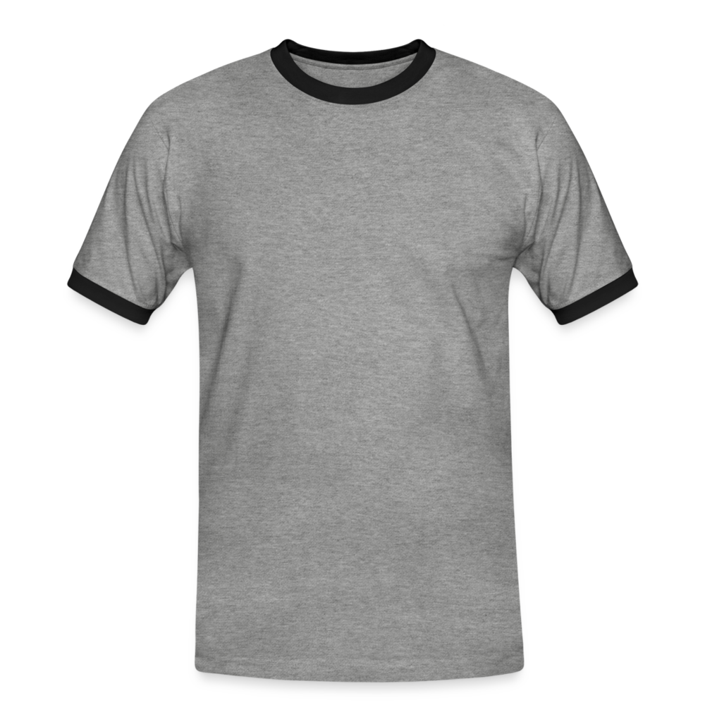 Men's Ringer Shirt - heather grey/black