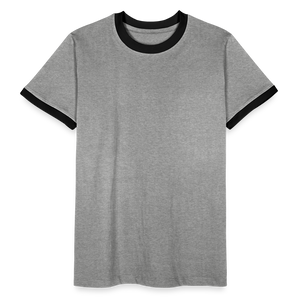 Men's Ringer Shirt - heather grey/black