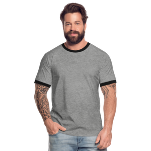 Men's Ringer Shirt - heather grey/black