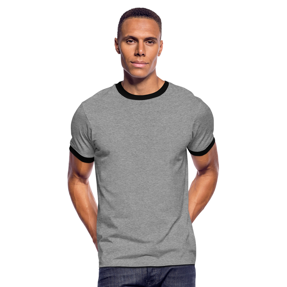 Men's Ringer Shirt - heather grey/black