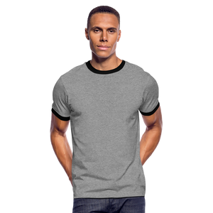 Men's Ringer Shirt - heather grey/black