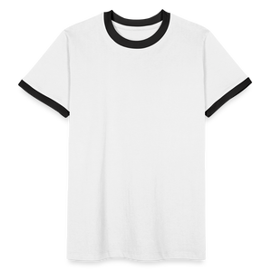 Men's Ringer Shirt - white/black