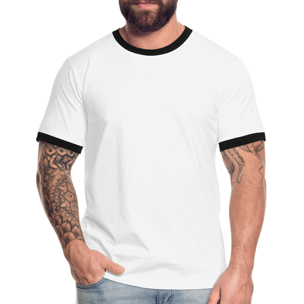 Men's Ringer Shirt - white/black