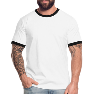 Men's Ringer Shirt - white/black