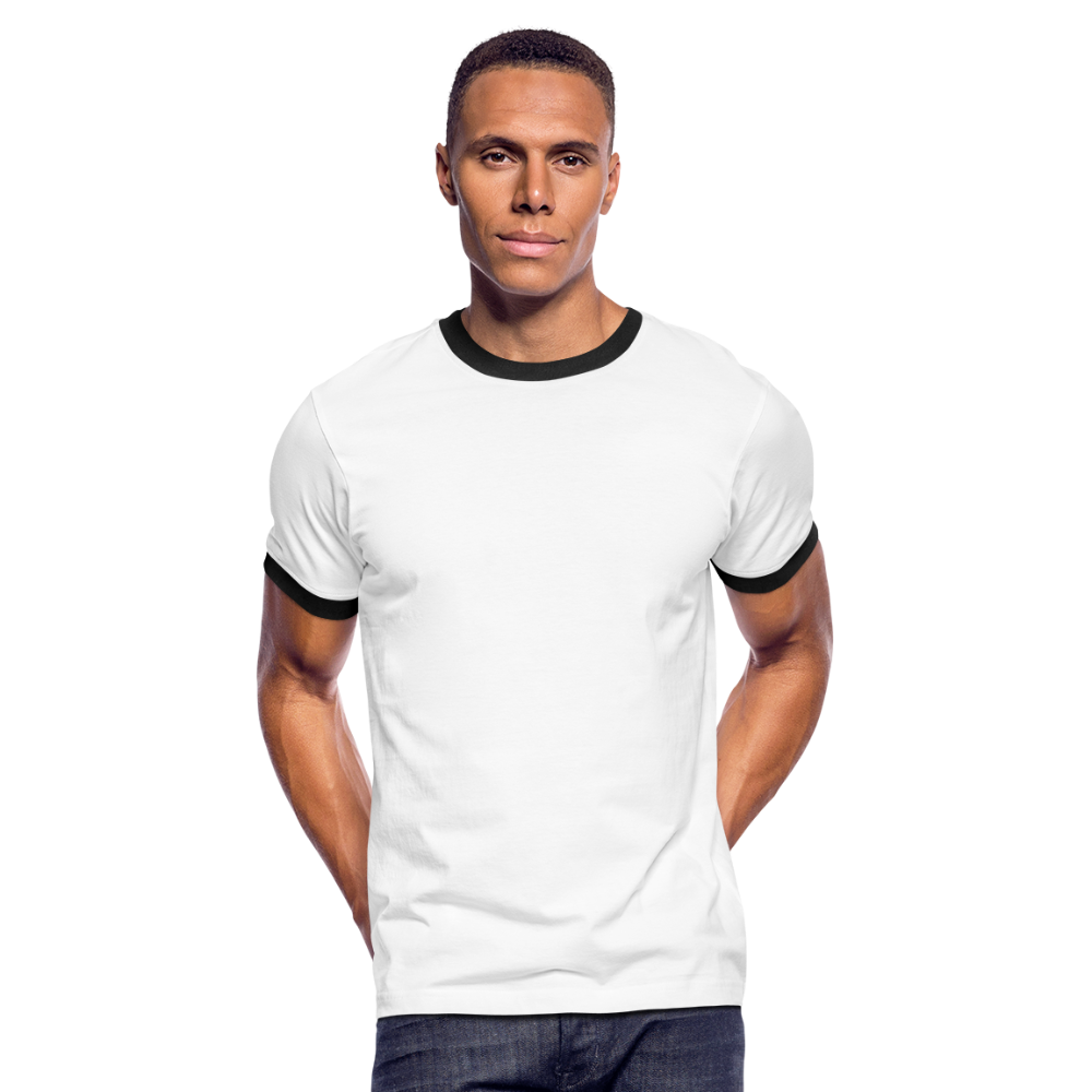 Men's Ringer Shirt - white/black