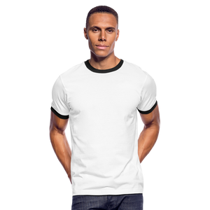 Men's Ringer Shirt - white/black