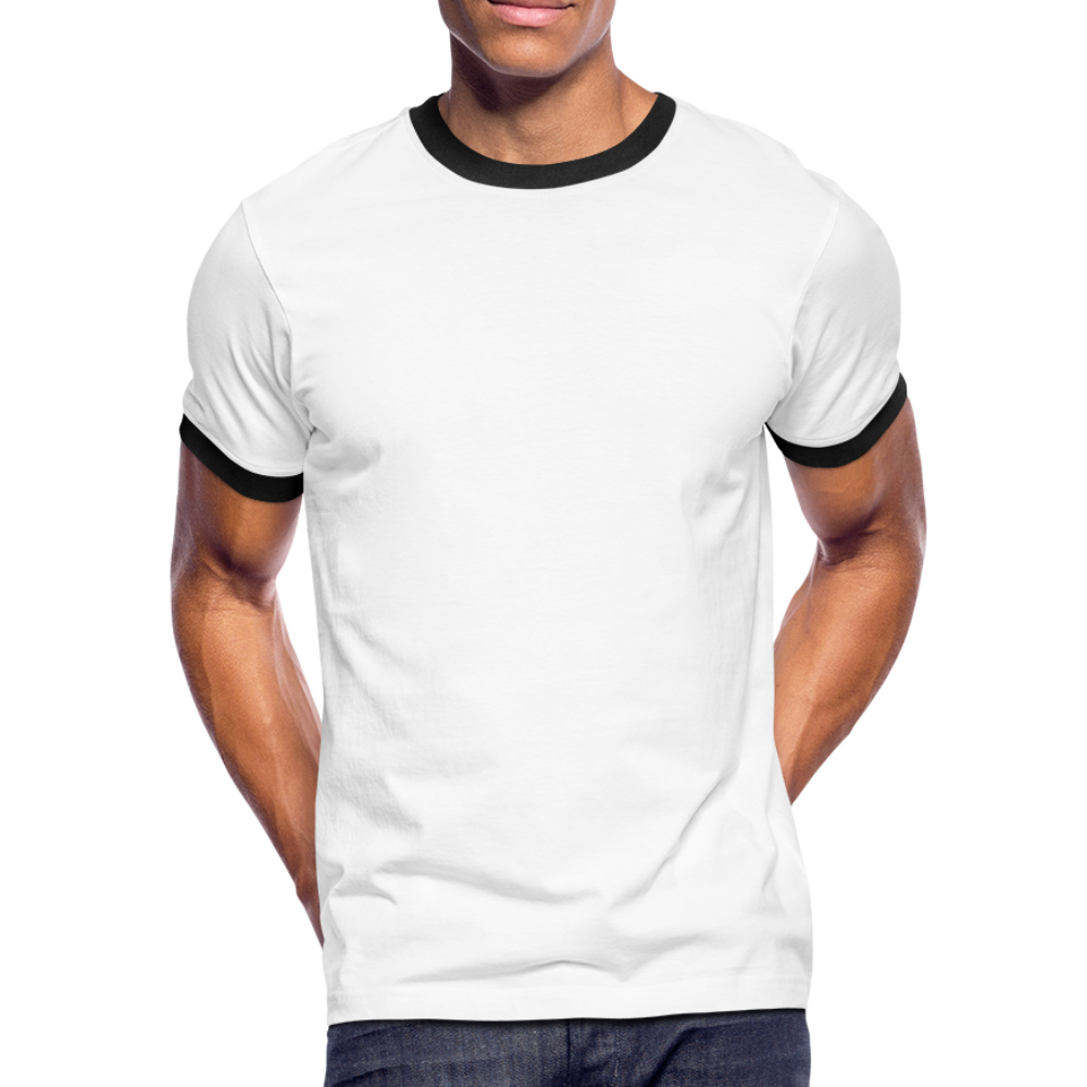 Men's Ringer Shirt - white/black