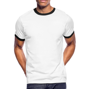 Men's Ringer Shirt - white/black