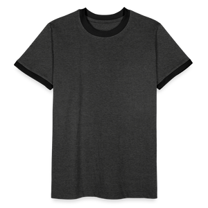 Men's Ringer Shirt - charcoal/black