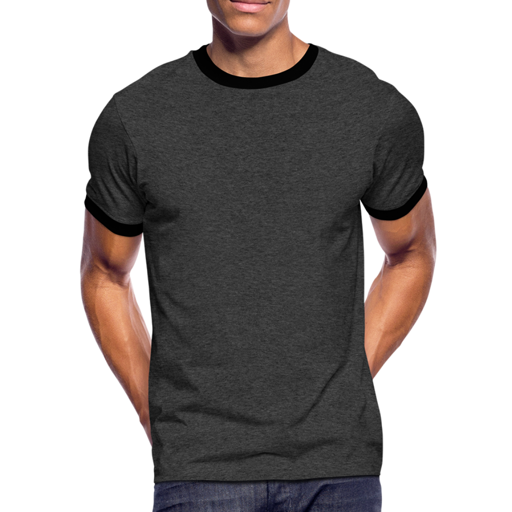 Men's Ringer Shirt - charcoal/black