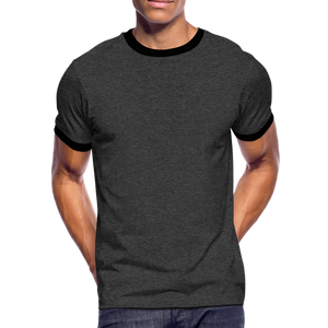 Men's Ringer Shirt - charcoal/black