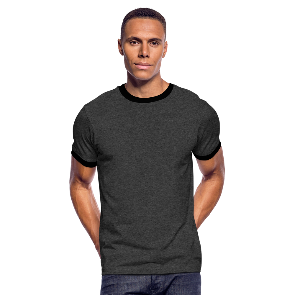 Men's Ringer Shirt - charcoal/black