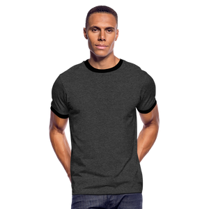 Men's Ringer Shirt - charcoal/black