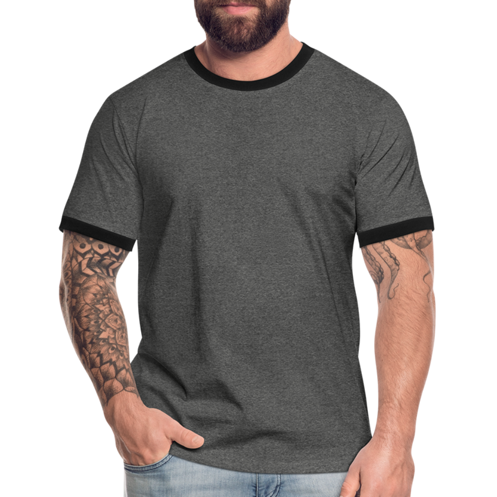 Men's Ringer Shirt - charcoal/black