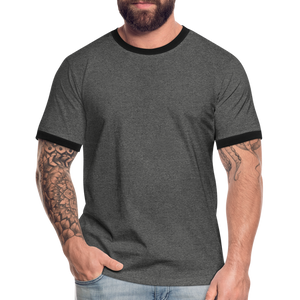 Men's Ringer Shirt - charcoal/black