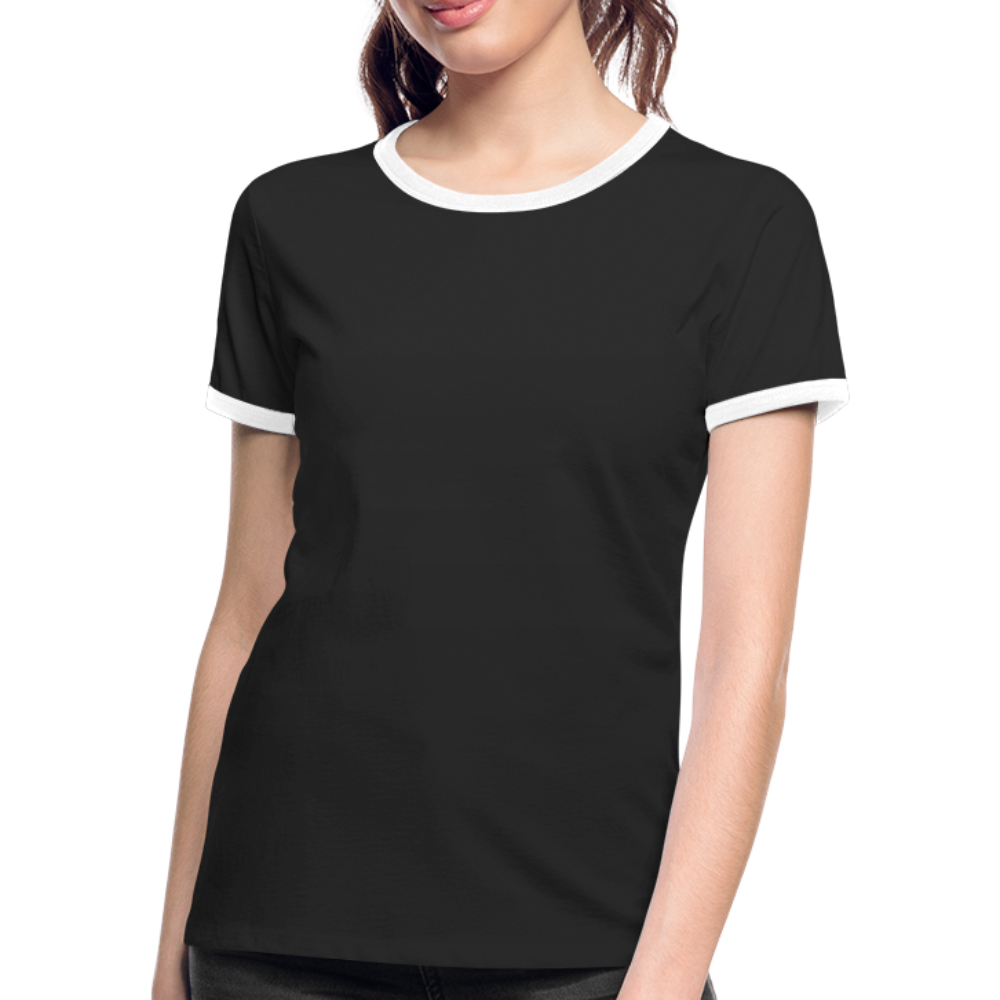 Women's Ringer T-Shirt - black/white